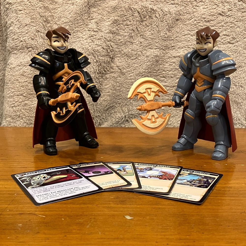 AQWORLDS Artix The Paladin Collector Figure x2